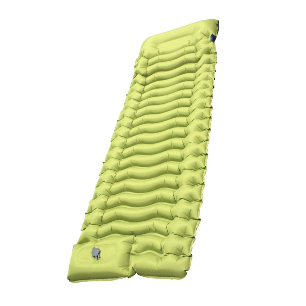 Heavy Duty Inflatable Mattress With Ergonomic Perfect For Tent Backpacking Camping Hiking And Beach Activity