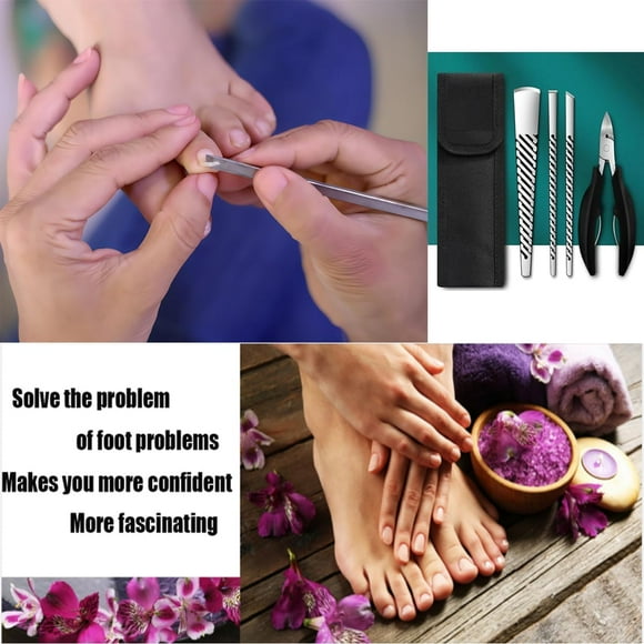 Heavy Duty Ingrown Podiatrist Toenail Tool,Nail Clipper Stainless Steel Long Handle Cosmetic Pedicure Set for Ingrown and Thick Nails for Callus Corn Removal (2)