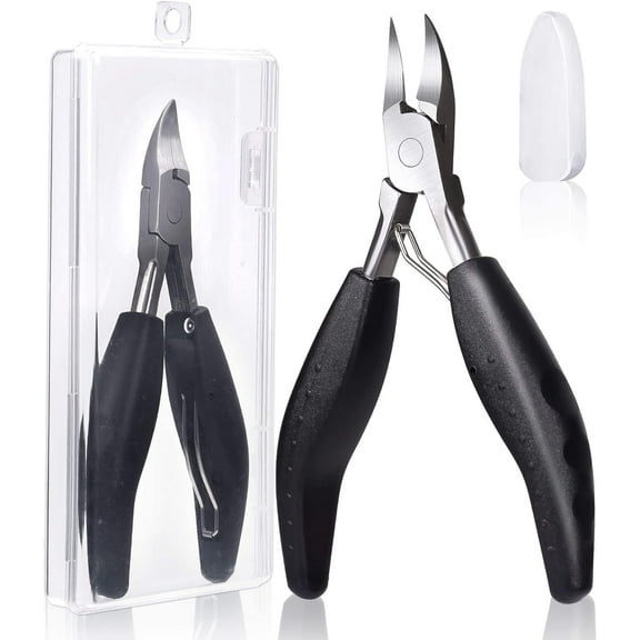 Heavy Duty Ingrown Toenail Clippers, Professional Toenails mer, Podiatrist Toe Nail Clippers for Thick & Toenails, Sharp Curved Blade, Pedicure Tools.