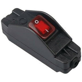 Heavy-Duty Inline Cord Switch with Screw Pins for Wiring, High Current Switch 30A 220V for High Power Appliances Compatibility
