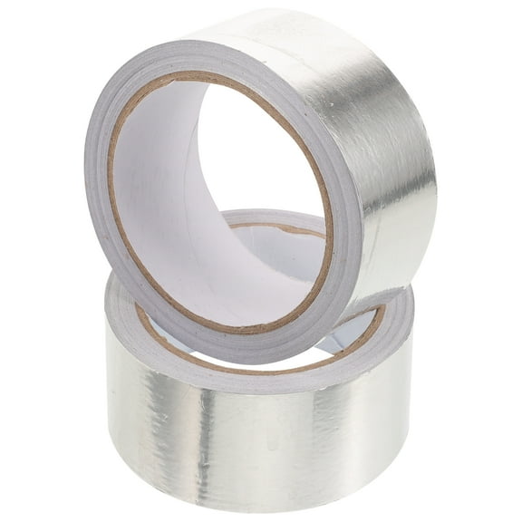 Heavy Duty Insulation Tape 2 Rolls Insulated Aluminum Foil Keep Warm Duct High Temperature