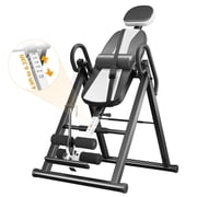 Heavy Duty Inversion Table, 300lb Capacity Back Therapy Reflexology Heavy Duty Foldable Steel Back Stretcher Machine Dprodo Table ,Black