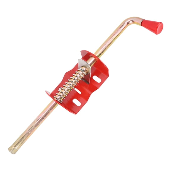 Heavy Duty Iron Farm Gate Anchor Cane Bolt for Tube Gate, 17.3 inches / 44 cm Livestock Fence Drop Rod Holder