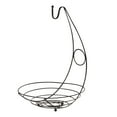 thumbnail image 1 of Heavy-Duty Iron Fruit Basket 11x11x14.5 Inch Triple-Coated Storage Organizer Rust-Proof Banana Hanger Kitchen Countertop Fruit Stand(Black), 1 of 1
