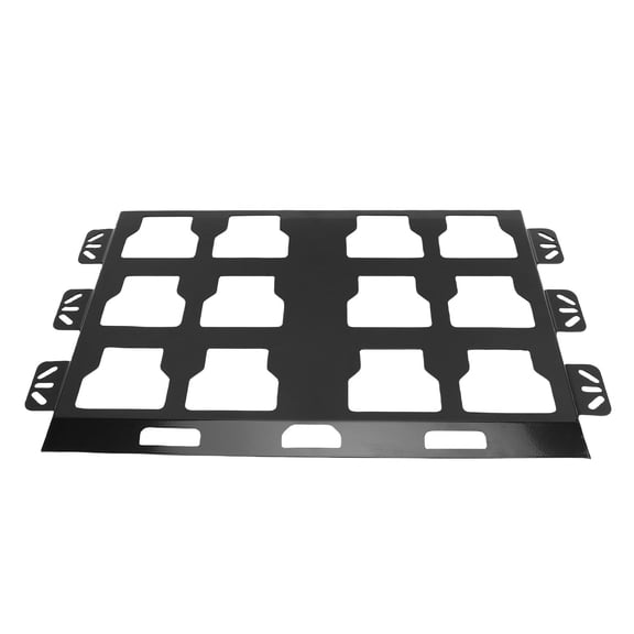 Heavy Duty Iron Mounting Plate Base Replacement for Packout Toolboxes Full Size Tool Storage and Organization System Wall Truck Bed Mount Bracket and Vehicle Floor Installation Pack Black
