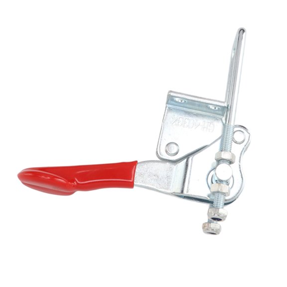 Heavy Duty Iron Toggle Latch Clamp with 992 lb Holding Force, 6.3 Inch Quick Release Hasp for Doors and Machinery