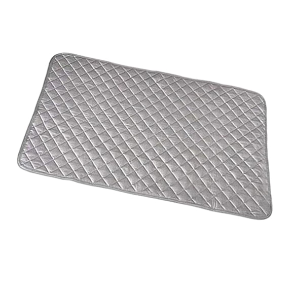 Heavy Duty Ironing Mat With Heat Resistant Surfaces And AntiSkid Base For Secure Fabric Care Stable Table Ironing Task
