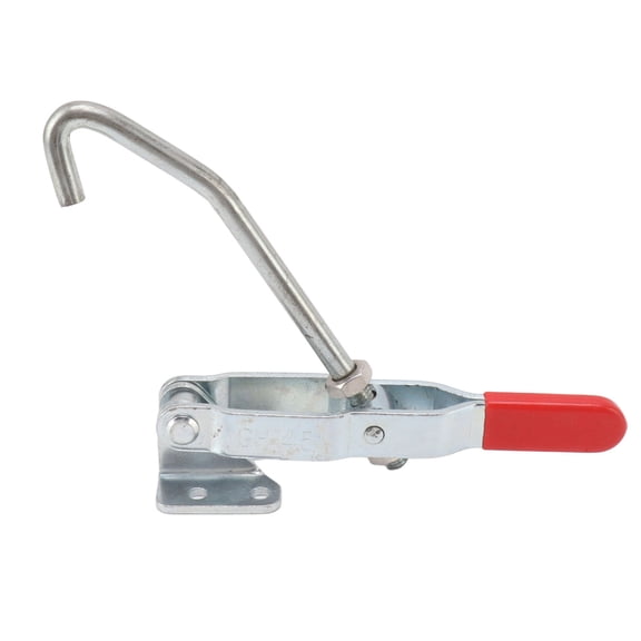 Heavy Duty J Hook Toggle Clamp, 170kg Hold, Corrosion <span Style="background:red"><span Style="background:red"></span></span> Iron With Ergonomic Grip