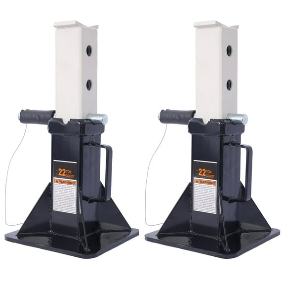 Heavy-Duty Jack Stands - 22 Ton Capacity - Adjustable Support Column - Versatile Lifting Solution