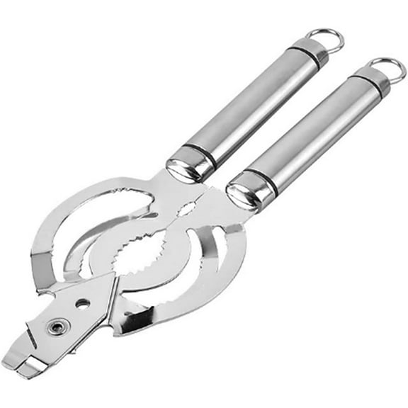 Heavy-Duty Jar Opener, Easy Grip Multi-Purpose Lid Can Cap Remover, Kitchen Tool (White)