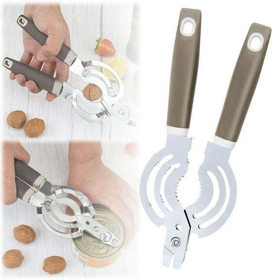 Heavy Duty Jar Opener, Multifunctional Jar Openers for Seniors, Stainless Steel Jar Lid Opener, Easy Twist Bottle Opener for Seniors with Arthritis, 1 Pcs, 9.76x3.46"