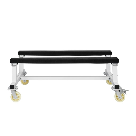 Heavy-Duty Jet Ski Dolly Cart 1800 lb Capacity PWC Trailer for Kayaks Boats Fixed Bunk Design 4 Wheels 2 Brakes Easy Transport