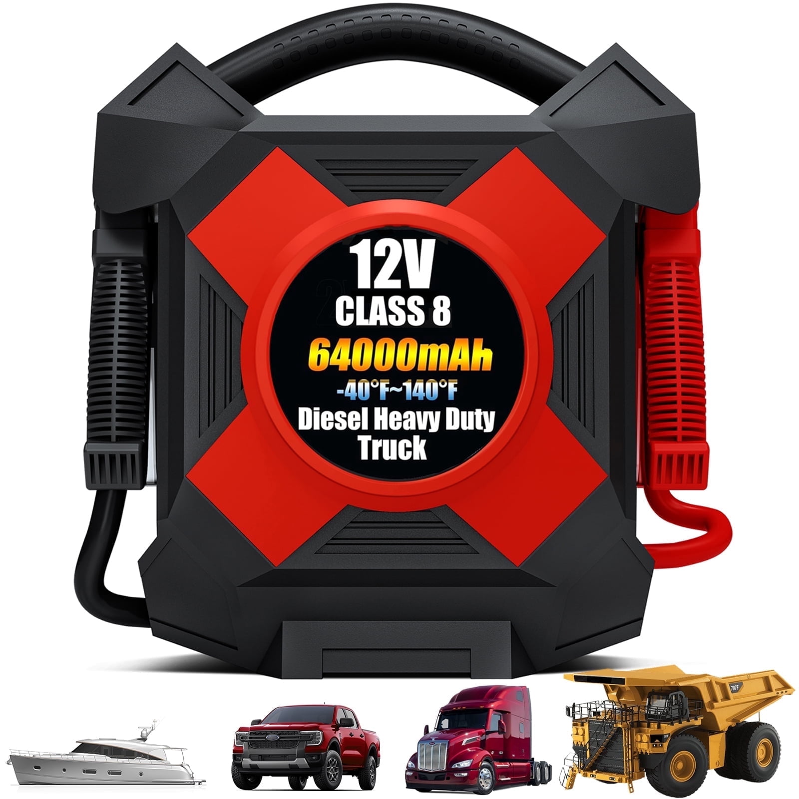 12V 18AH Battery Replaces Husky HSK012HD Jump Start System - 4 Pack