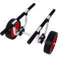 Heavy Duty Kayak Cart,Width Adjustable Canoe Cart with 12inch Flatfree