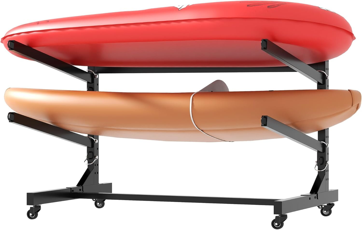 Heavy-Duty Kayak Storage Rack for Garage & Outdoor, Adjustable Kayak ...