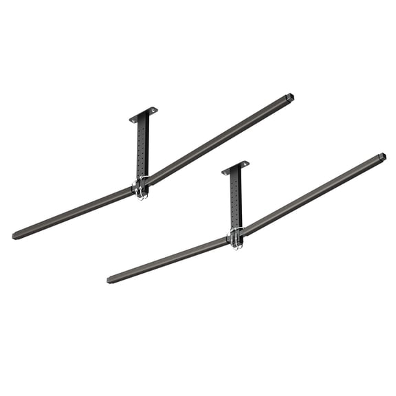 Heavy Duty Kayak Storage Rack for 2 Kayaks Holds 250 lbs Adjustable Ceiling Mount Garage Overhead Hanger for Canoe Ladder SUP Surfboard Paddleboard