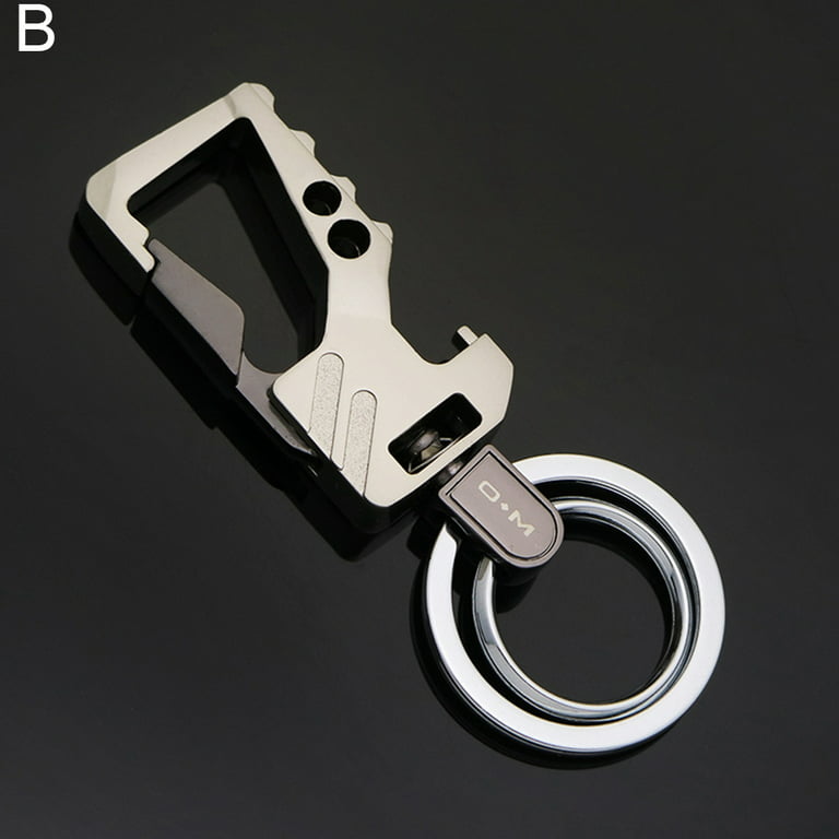 Liangery Heavy Duty Key Chain Bottle Opener with Double Key Rings Beer Opener Style Car Keychain for Men Women