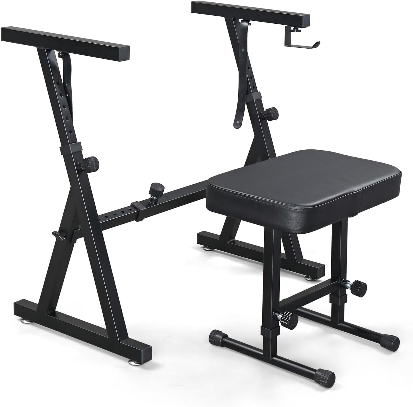 Heavy Duty Keyboard Stand and Bench, Adjustable Height and Portable ...