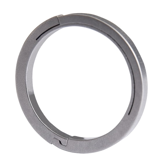 Heavy Duty Keychain Rings Replacement Side-Pushing Key Chain Rings Split Keyring
