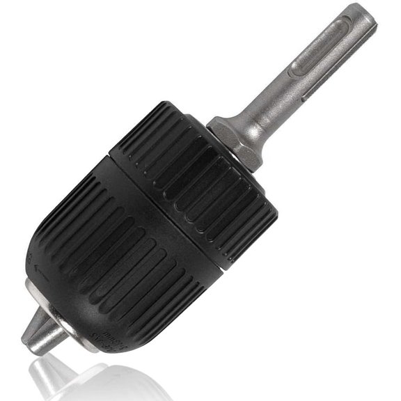 Heavy Duty Keyless Drill Chuck, Compact Design Ensures Fluid Action for Corded and Corded Drills Compatible, Adjustable From 2 to 13 mm