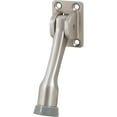thumbnail image 1 of Heavy-Duty Kick-Down Stop with 4 Screws, 4 Inches, Satin Nickel by Stone Harbor Hardware, 1 of 3