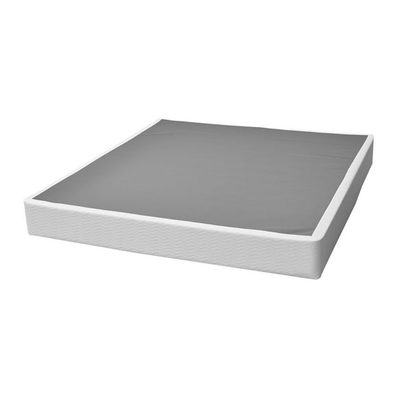 Heavy Duty King Bed Frame, 9 Inch Box Spring Replacement with Washable Fabric Cover - 3500 lbs Support, No Noise, Easy Setup, 79.1 x 75.8 Inches