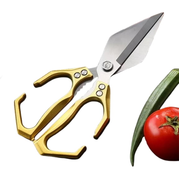 Heavy Duty Kitchen Shears – Poultry Scissors with Ergonomic Handle,High-Carbon Steel Cooking Scissors for Chicken, Meat, Seafood