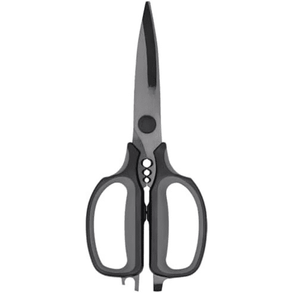 Heavy Duty Kitchen Shears, All Purpose Herb and Kitchen Scissors for food,Japanese 420J2 Stainless Steel,Titanium Coated, Detachable Blades and Soft TPR Handle,Dishwasher Safe$$