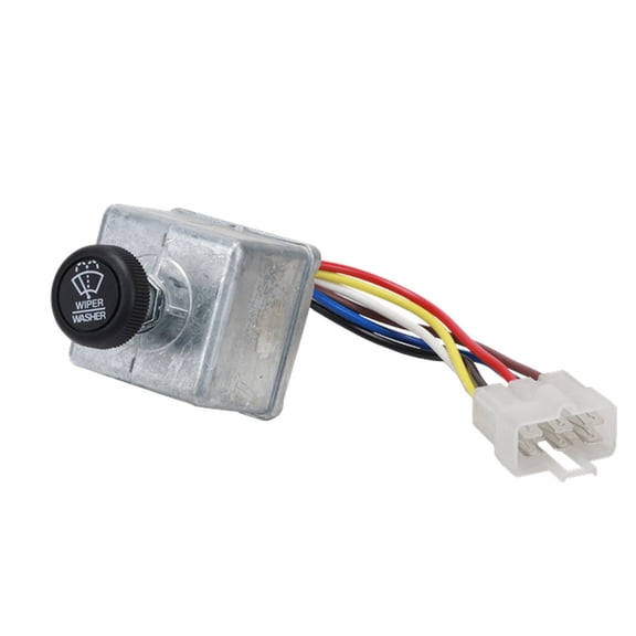 Heavy Duty Knob Type Windshield Wiper Switch Compatible w/PTR 220 2007, 378 1988-2007 - Replaces 7560002, Automann 577.59651, KW P27-1066,