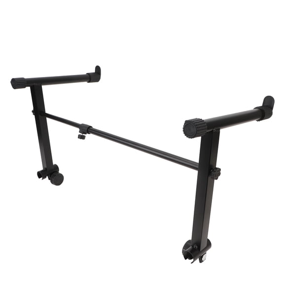 Heavy Duty L Shape Electronic Piano Keyboard Rack 2 Tier Riser 16.5-29.5 Inches / 42-75 cm Width Adjustable Keyboard Stand Extension Adapter Extension Brackets