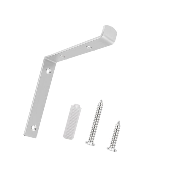 Heavy Duty L Shaped Bracket, Stainless Steel Shelf Bracket 90 Degree Corner Brace for Wall Mounting, Reinforced