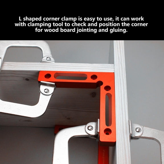 Heavy,Duty L,Square Clamp For Woodworking, Precise Corner Alignment  Gluing, Ideal For Frames  Welding