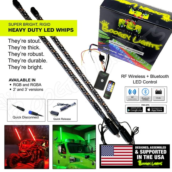 Heavy Duty LED Whip