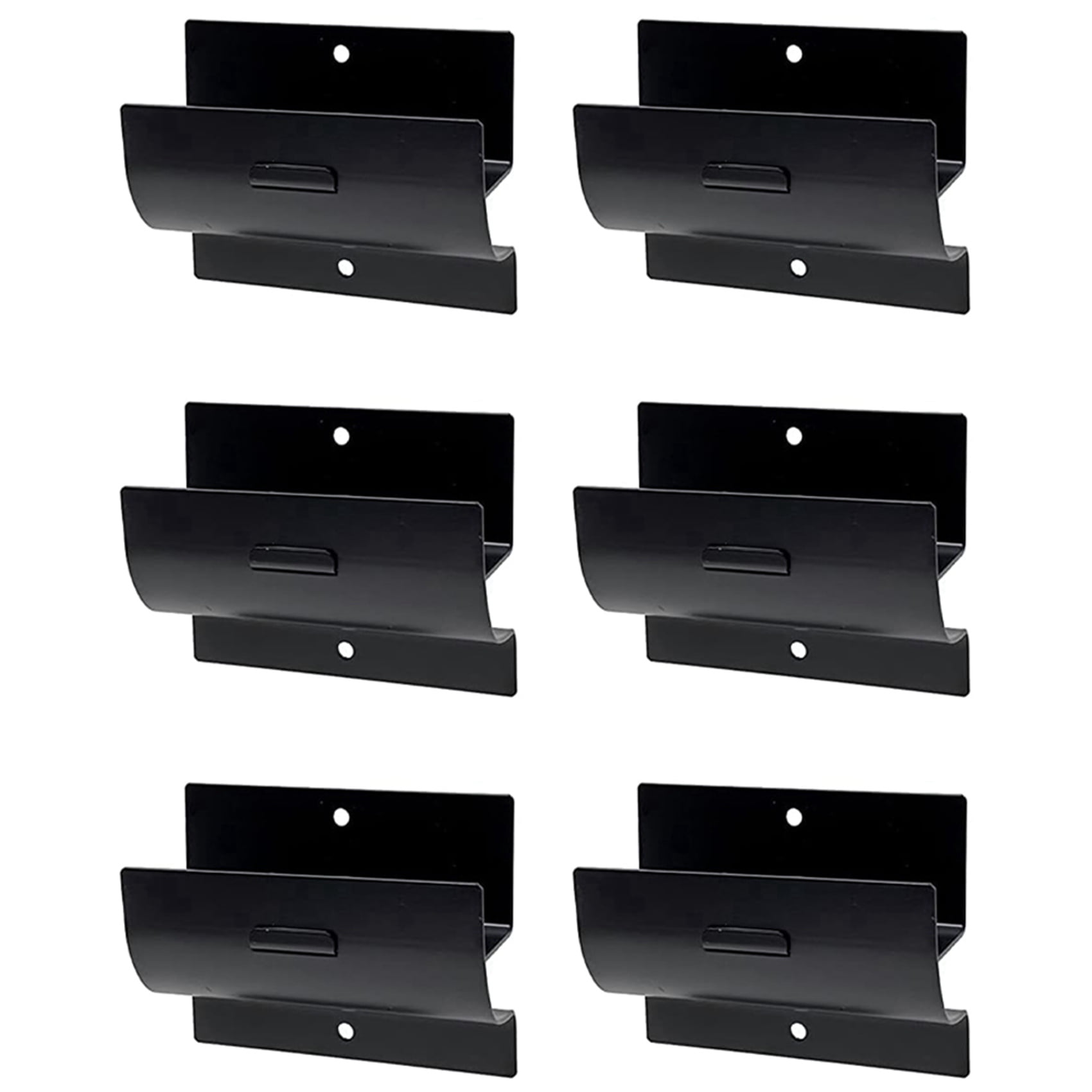 Heavy-Duty Ladder Hanger-Wall Mount Hooks for Storage-Wheelbarrow Hangers Garage Wall-6 Pack