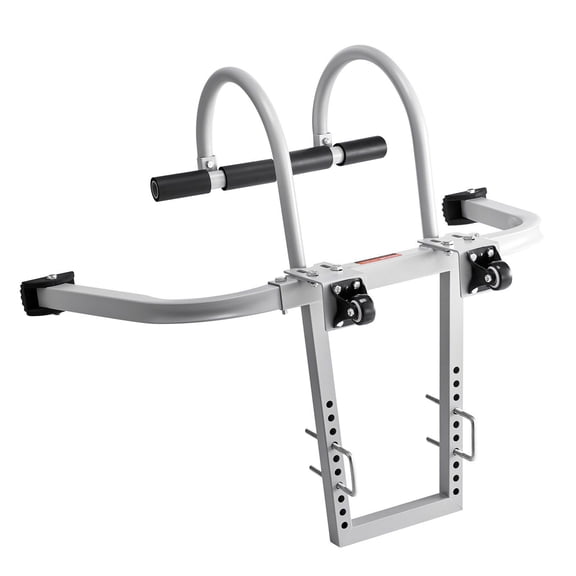 Heavy-Duty Ladder Stabilizer Hook,2-in-1 Steel T-Bar with Rubber Grip for Roof Access,Wall and Ridge Ladder Standoff Accessories