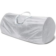 Heavy Duty Large Artificial Christmas Tree Storage Bag For Clean Up Holiday White Up To 9Ft