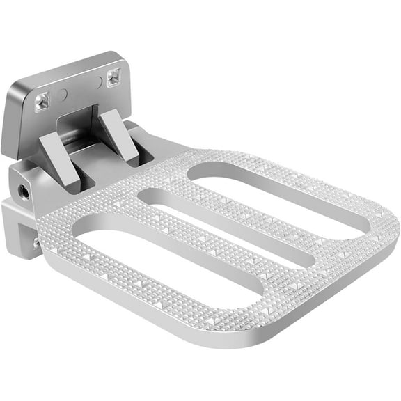 Heavy-Duty Large Folding Step for Truck, Trailers, RV, Camper, Busses, Boat and Other Vehicles, 6.75'' x 8.56'' Platform, Replaces FS2797CH