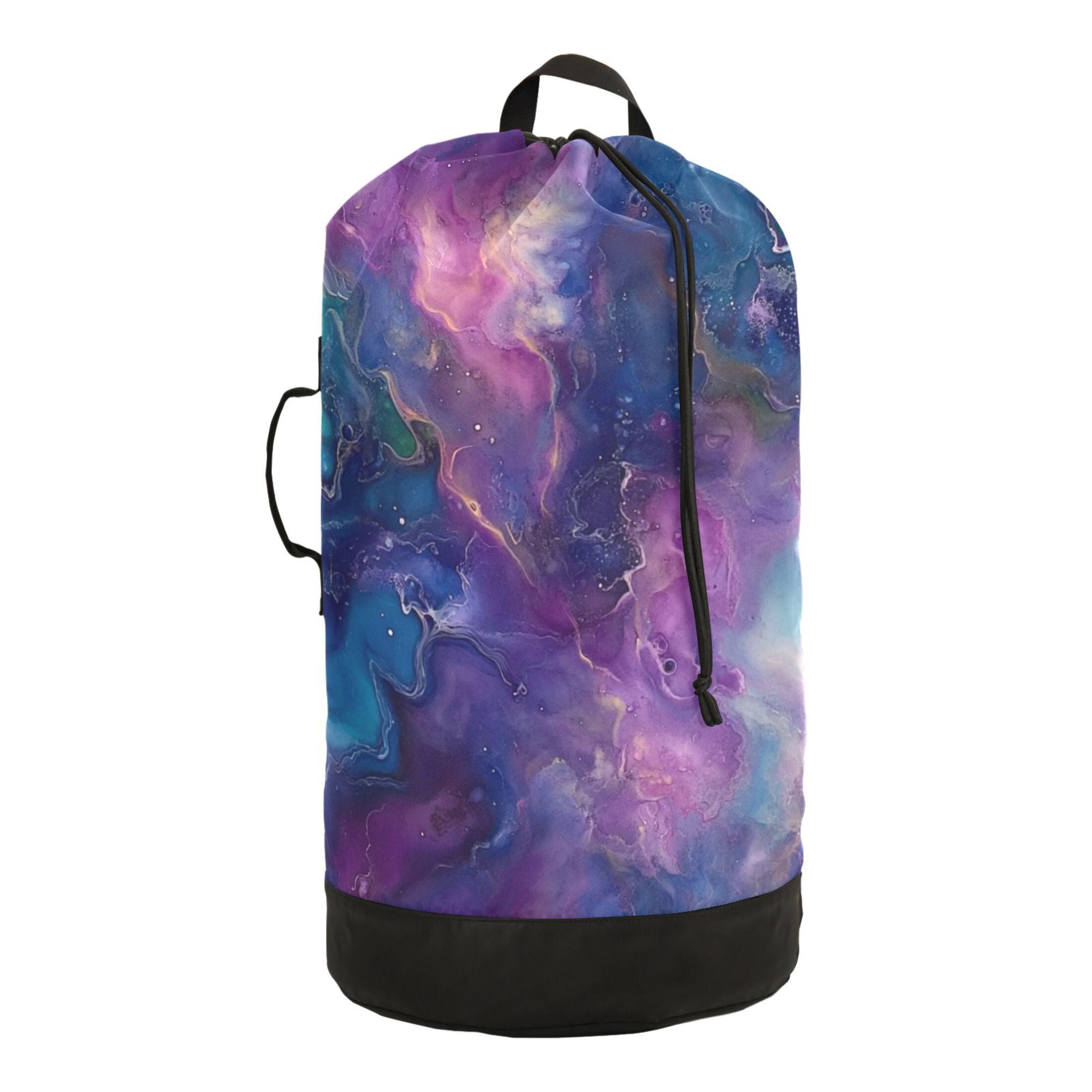 Pardick Clear PVC Backpack With Galaxy Print - 17.7" Heavy Duty Transparent Bag For School, Work, Security Checks - View #3