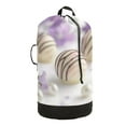 thumbnail image 1 of Heavy-Duty Laundry Backpack Backpack Laundry Bag with Drawstring Closure for Travel, Camping & College White Chocolate Truffles, 1 of 7