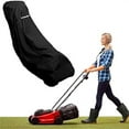 thumbnail image 1 of Heavy Duty Lawn Mower Cover 210D Oxford Fabric | All-Weather UV & Snow Protection | Universal Fit 195x108x66cm | Reflective Strip, Telescopic Drawstring, Elastic, Rain & Dust Resistant | Storage Bag, 1 of 9