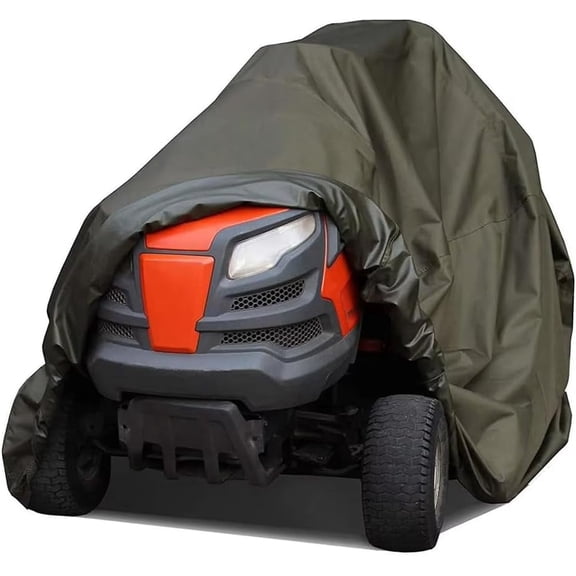 Heavy Duty Lawn Mower Cover for Riding and Push Tractors, Waterproof Outdoor Storage Shield