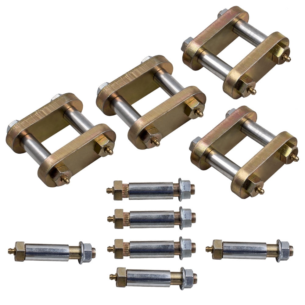 Spring Shackle Link Heavy Duty Leaf Spring Shackle Kit for Tandem Axle Truck Trailer, 57mm ...