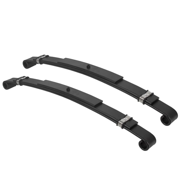 Heavy Duty Leaf Springs Replacement for 1996-2013 EZGO TXT Gas Golf Cart, Rear Suspension Spring Set of 2, Enhanced Load Capacity
