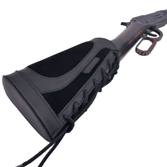 Heavy-Duty Leather Gun Recoil Pad Butt Stock Cover For Ambidextrous Shooter Gifts