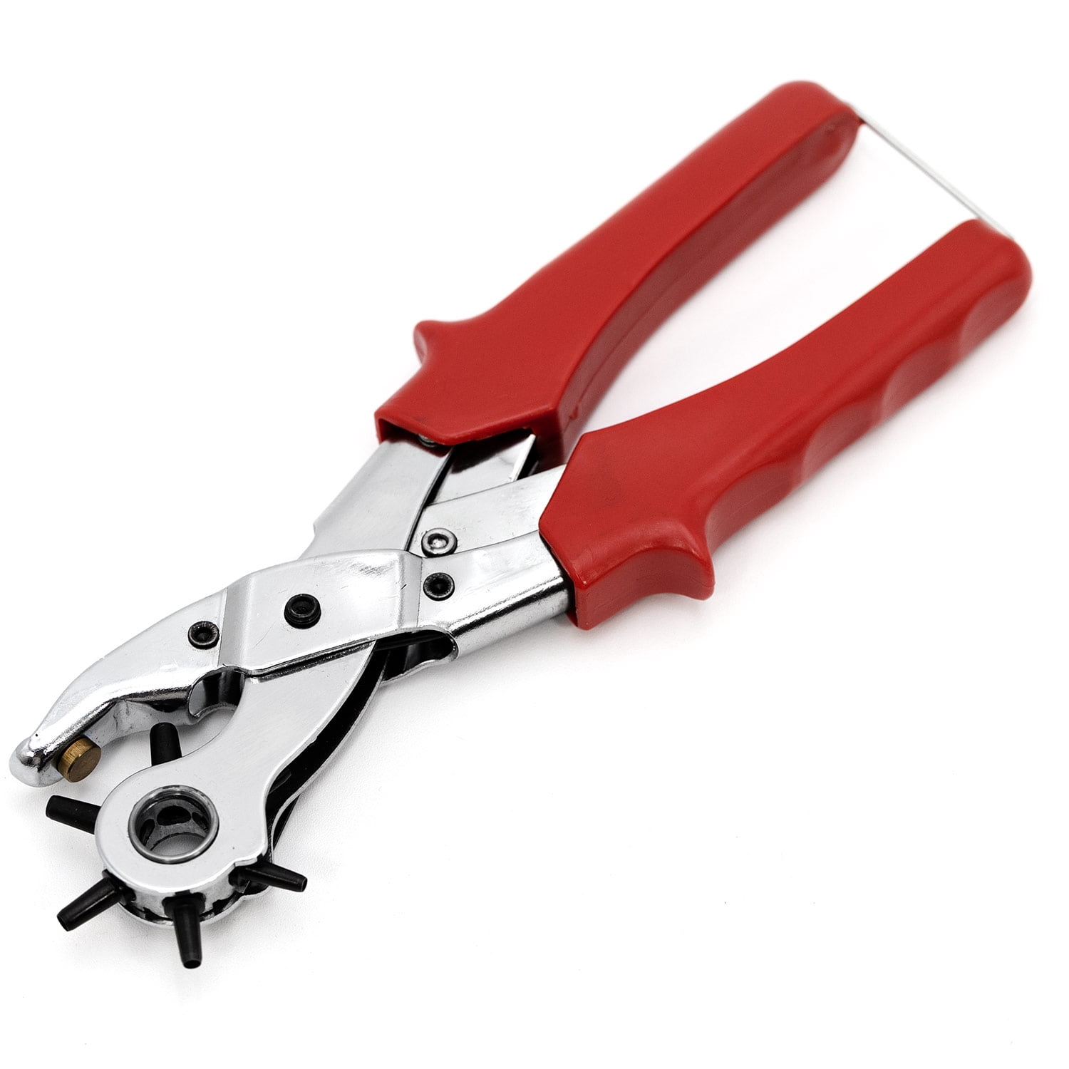 Jeffers Heavy Duty Compound Action Leather Punch with Soft Grip Handle ...
