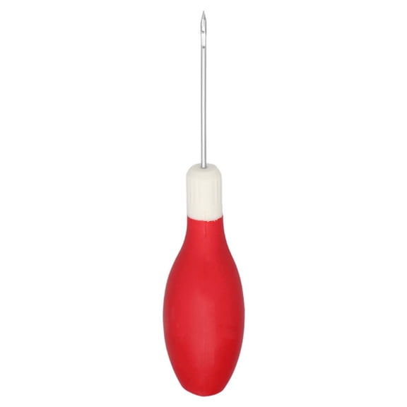 Heavy Duty Leather Sewing Awl With Pointed Big Eye Needle Tip For Leatherwork Shoe Repair Textile Weaving And Project