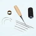 thumbnail image 1 of Heavy Duty Leather Sewing Hand Needles Set - 10 Needles for Upholstery, Leather, Canvas Carpet Repair (Hand Sewing Needles) B12 Embroidery & Crewel Needles, 1 of 1