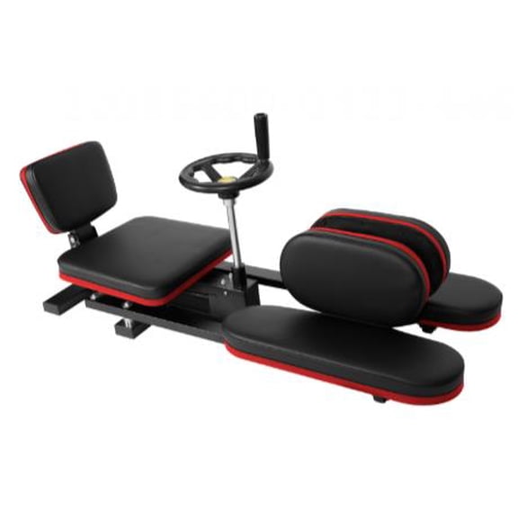 Heavy Duty Leg Spreader Machine, 0-180 Degrees Split Stretcher, Steel Leg Stretcher with Hand Wheel for Gym