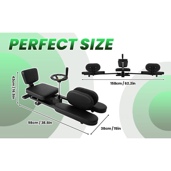 Heavy-Duty Leg Stretcher Machine,500LBS Leg Stretching Training Machine ,Gym Split Machine with Hand Wheel,for Home,Gym,Dance Studio