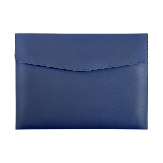 Heavy Duty Letter Size File Folders with Pockets for Documents, Office, and School Supplies - Blue